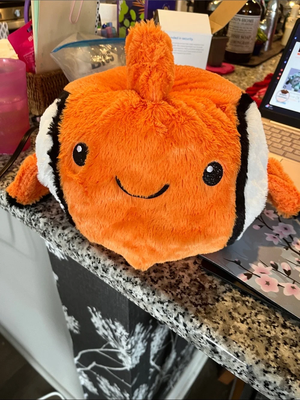 Hug me reversible Plush Crab / ClownfishPlushie